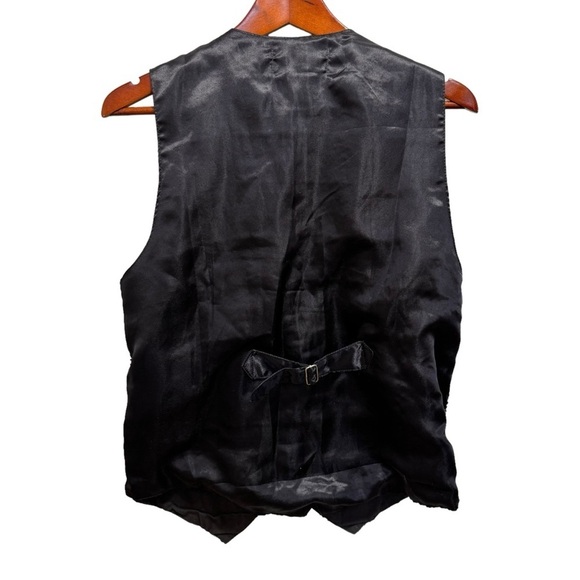 Vintage Sequined Sunflower Boho Hippie Vest 90s Floral Feminine Size Small - Picture 2 of 13